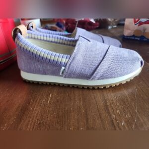 Toms Kids Lavender Slip-On Slippers